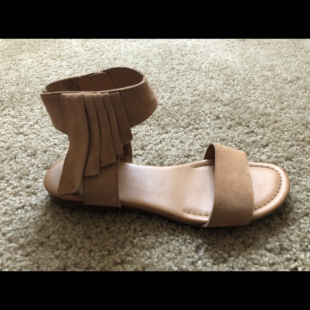 Suede sandals
